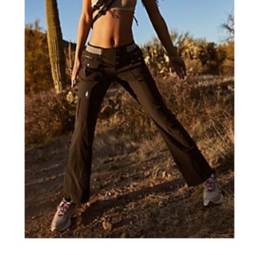 Free People Cascade Pants Black